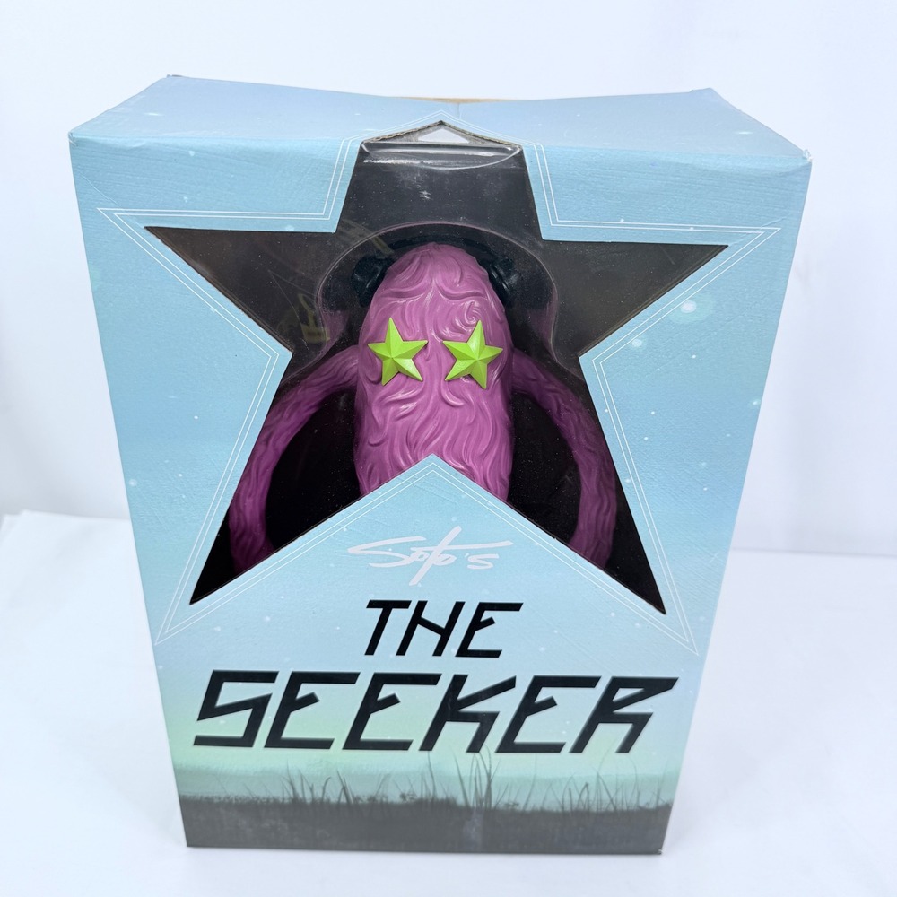 Jeff Soto The Seeker Vinyl Art Toy Pink Bigshot Toyworks Collectible Figure